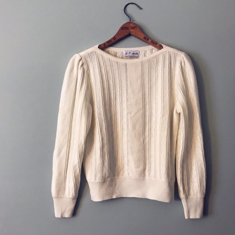 [Vintage] J.T.Martin Boat Neck Sweeter Long Sleeve